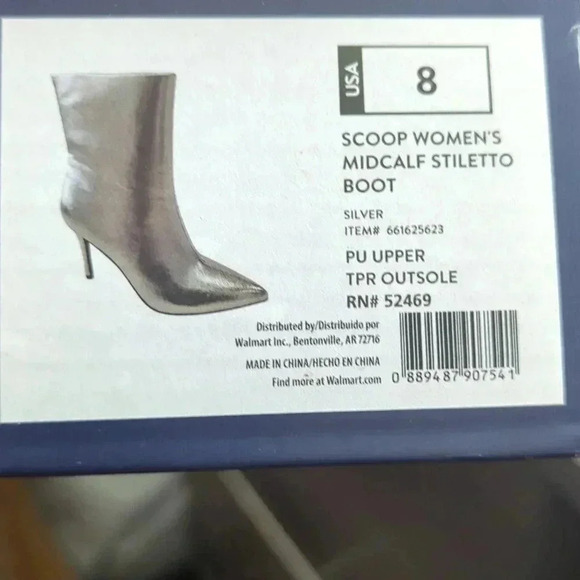 Scoop Women’s Midcalf Stiletto Booties - Picture 8 of 8